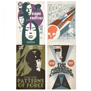 Illustration for article titled Episodios clásicos de Star Trek, en pósters retro